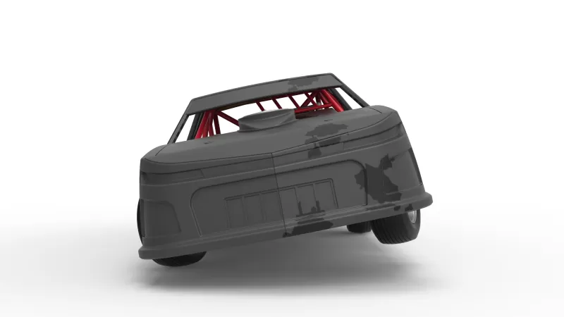 IMCA Stock car while turning Scale 1:25 - Model preview 7