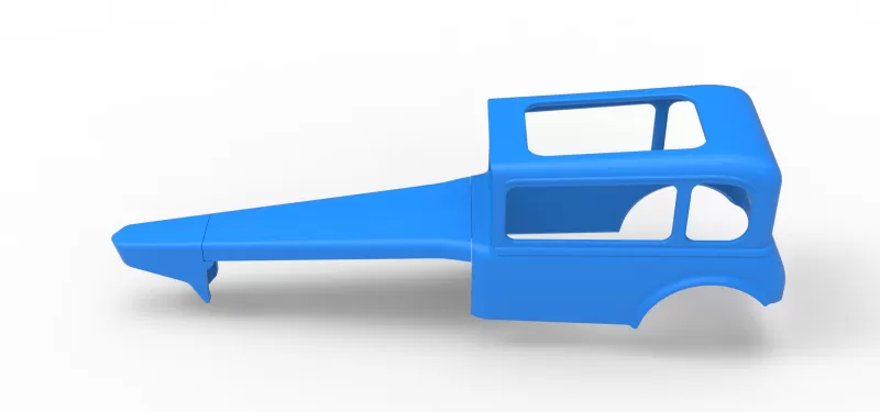 Shell of Vintage Supermodified stock car Version 4 Scale 1:25 - Model preview 7