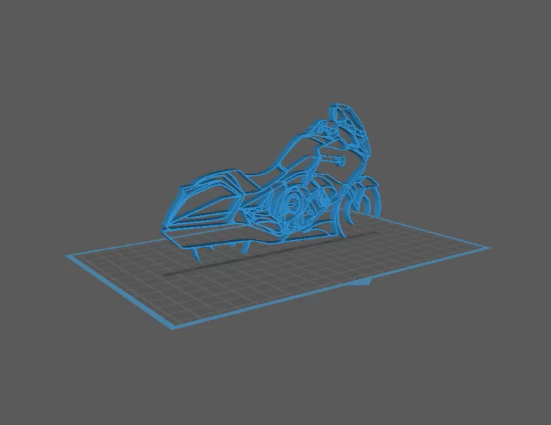 BMW - K 1600 B Wall Art - Model preview 2