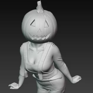 Sexy Lady Halloween - Model thumbnail 4