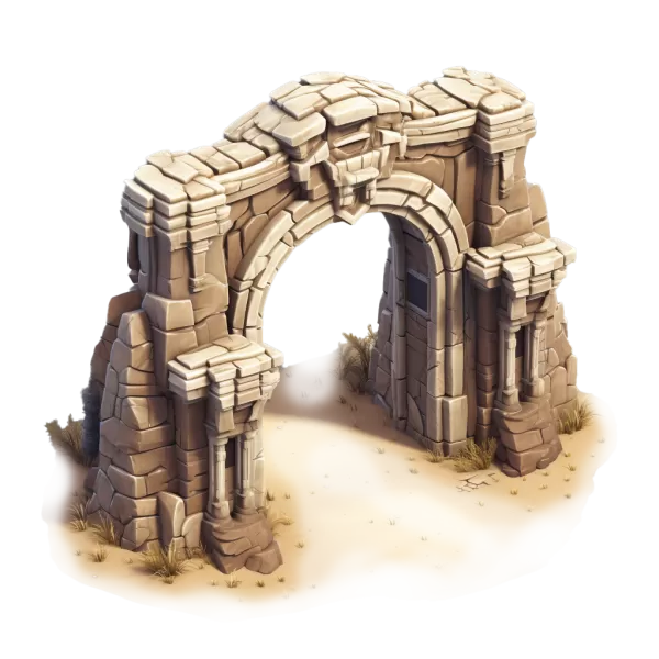 Desert Archway Fantasy Miniatures from KF2.pl - Model preview 2