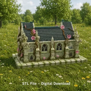 Blossom Cathedral STL File for 3D Print - Model thumbnail 3