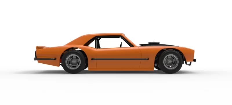 Vintage Asphalt Modified stock car V12 Scale 1:25 - Model preview 22