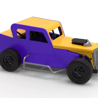 Dwarf car Version 2 Scale 1:25 - Model thumbnail 24