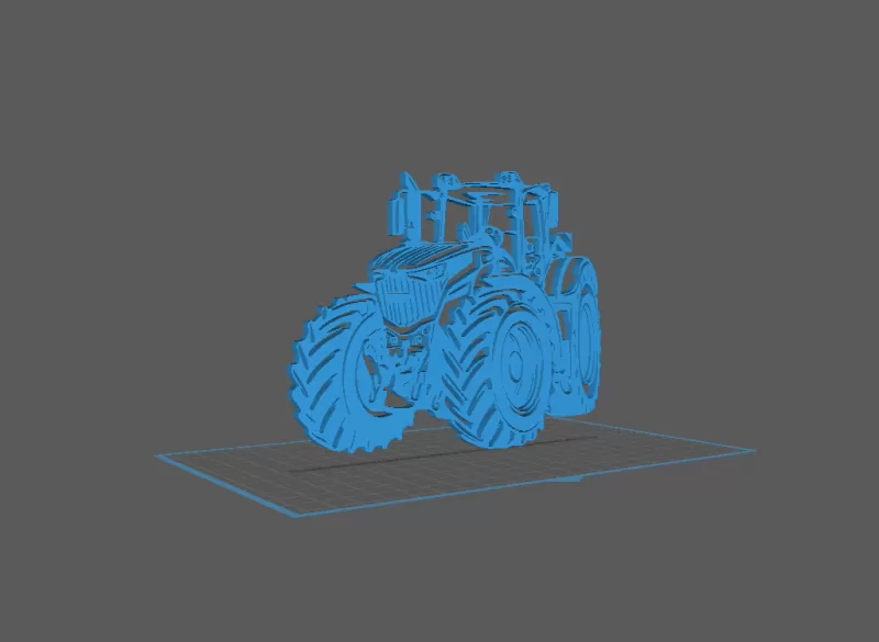 Tractor - Fendt Vario Wall Art - Model preview 1