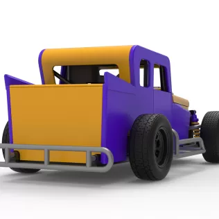 Dwarf car Version 2 Scale 1:25 - Model thumbnail 19