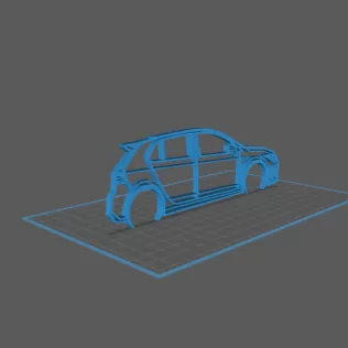 Volkswagen - Golf 8 Wall Art - Model thumbnail 1
