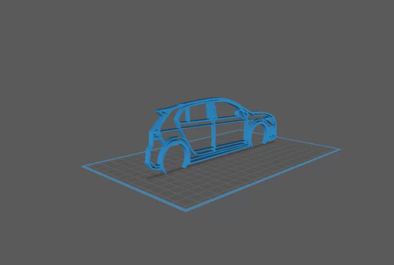 Volkswagen - Golf 8 Wall Art - Model preview 1