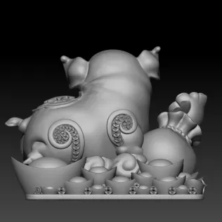 Zodiac Pig - Model thumbnail 3