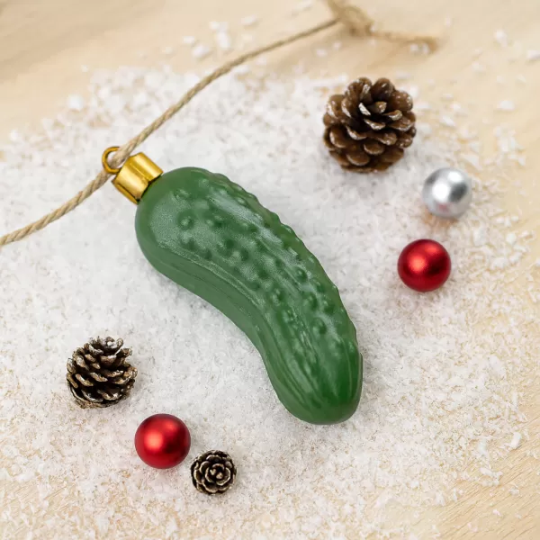 Pickle Ornament | Funny Christmas Holiday Tree Decoration - Model preview 4
