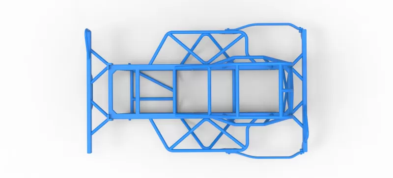 Frame of BriSCA Micro Formula 2 Stock Car Scale 1:16 - Model preview 9