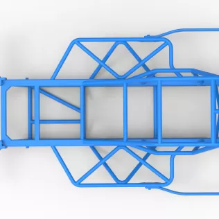 Frame of BriSCA Micro Formula 2 Stock Car Scale 1:16 - Model thumbnail 9