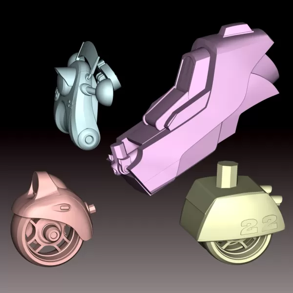 Liberty Scooter Paw Patrol - Model preview 10