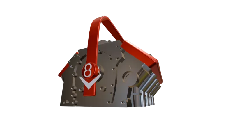 COOLER/SUPPORT FOR V8+4 ENGINE - Model preview 9