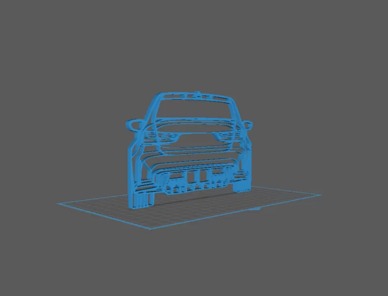 BMW - M3 G80 Wall Art - Model preview 2