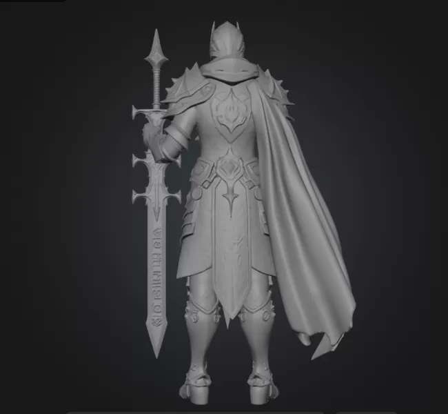 Knight warrior - Model preview 2