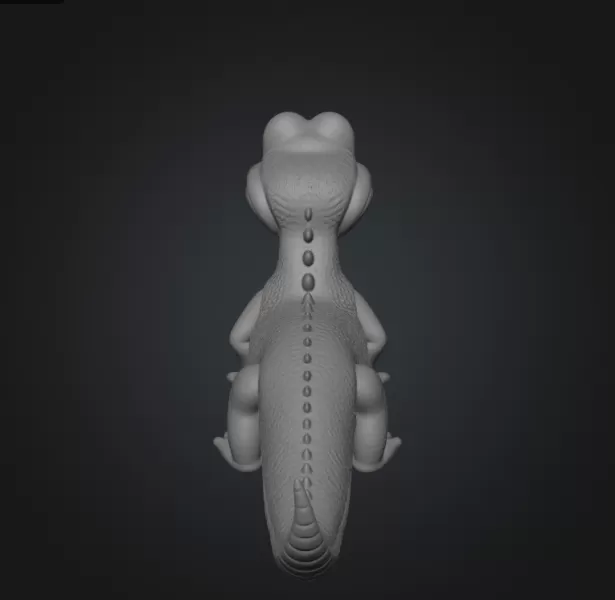 flexi crocodile - Model preview 3