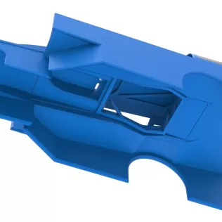 Shell of Northeast Dirt Modified stock car Version 2 Scale 1:25 - Model thumbnail 3