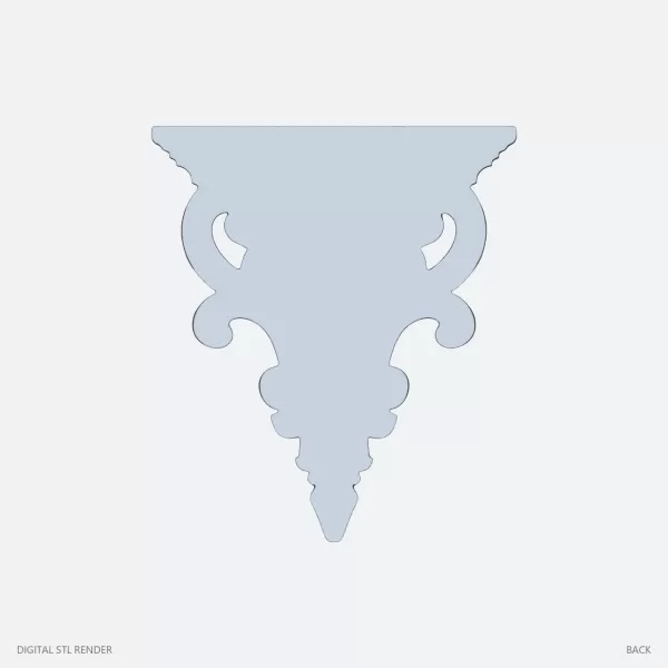 Gothic Ornamental Corbel Sculpture - STL - Model preview 4