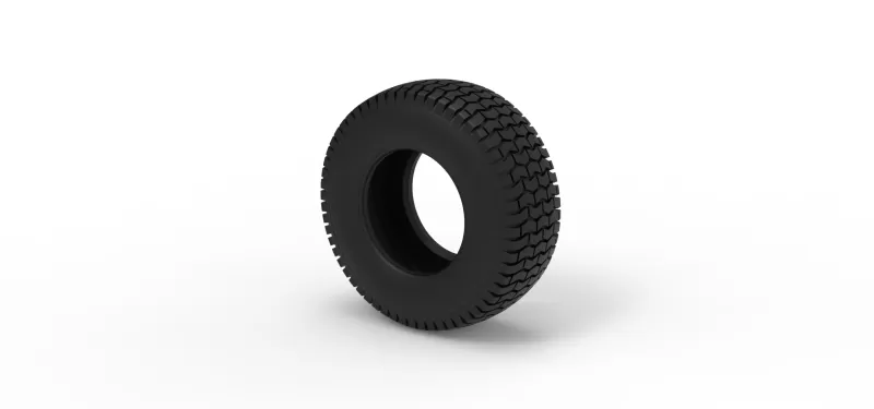 Offroad tire 140 Scale 1:25 - Model preview 7