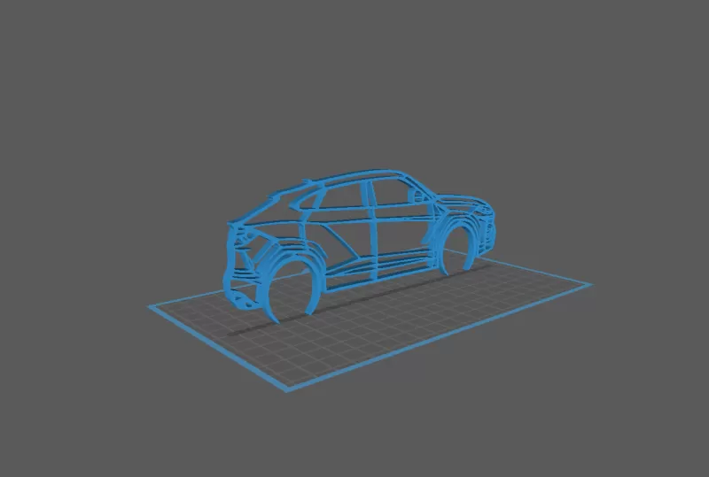 Lamborghini - Urus Wall Art - Model preview 1