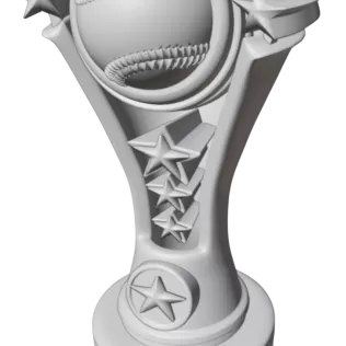Premium 3D Printable Baseball Trophy Files Ready 3D print model - Model thumbnail 8