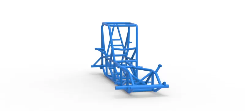 Frame of Vintage Pavement Sprint car Scale 1:25 - Model preview 16
