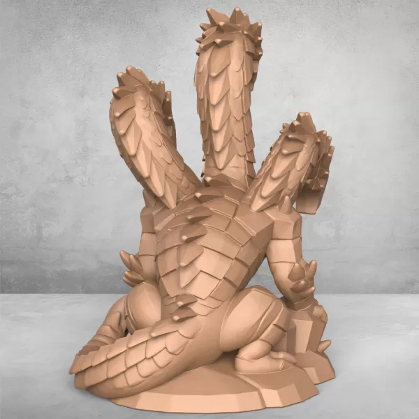 Monster Dragon Sculpture - Model preview 2