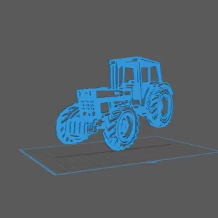 Tractor - Case IH Wall Art - Model thumbnail 1