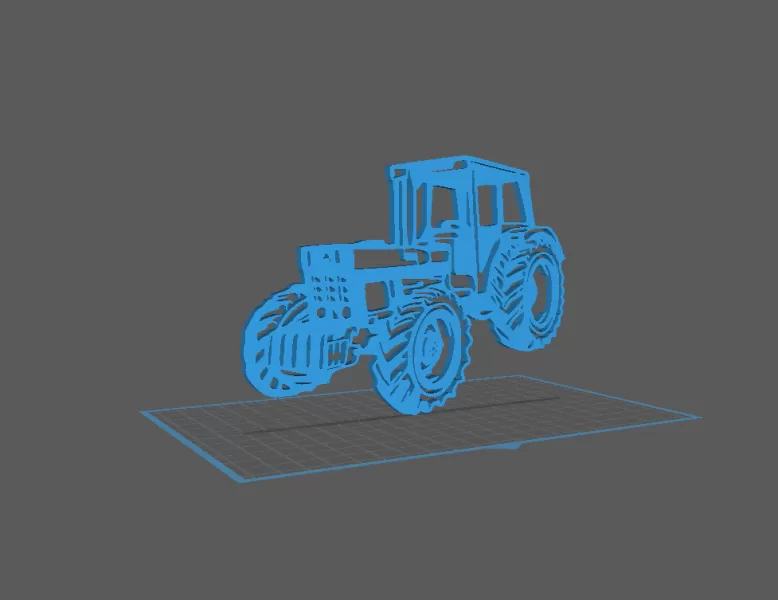 Tractor - Case IH Wall Art - Model preview 1