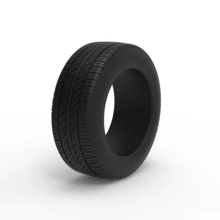 Race tire 8 Scale 1:25 - Model thumbnail 2
