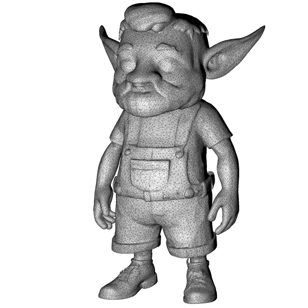 Garden Gnome Character Pack – Fantasy Garden Worker Kitbash - Model preview 17