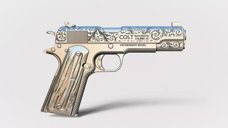Colt 1911 (Al Capone Style) #RoZ - Model preview 2