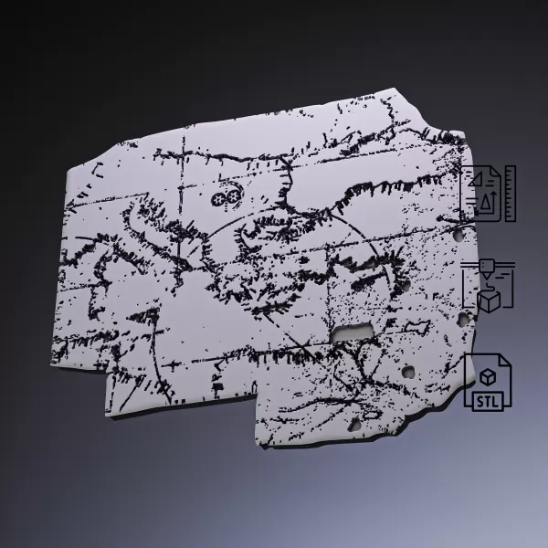 Cortona Chart Map #RoZ - Model preview 1