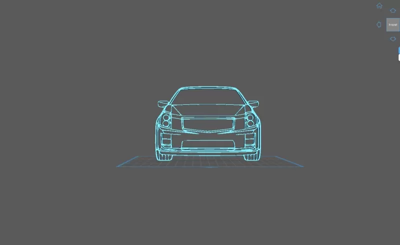 Cadillac - CTS V 2007 Wall Art - Model preview 1