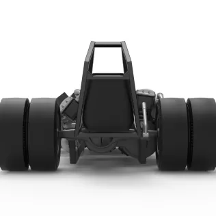 Vintage AWD Dragster Base Scale 1:25 - Model thumbnail 16