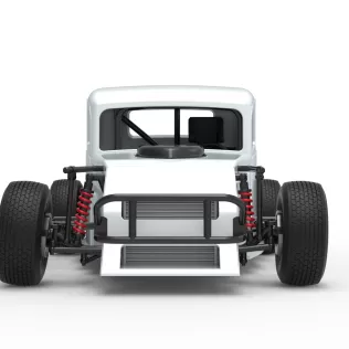 Canadian vintage modified stock car Scale 1:25 - Model thumbnail 7