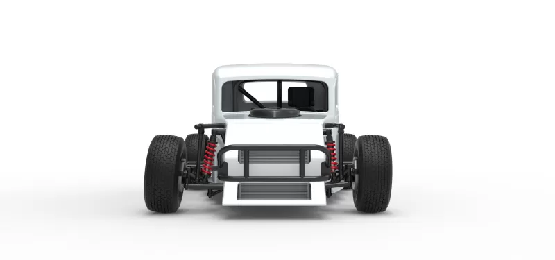 Canadian vintage modified stock car Scale 1:25 - Model preview 7