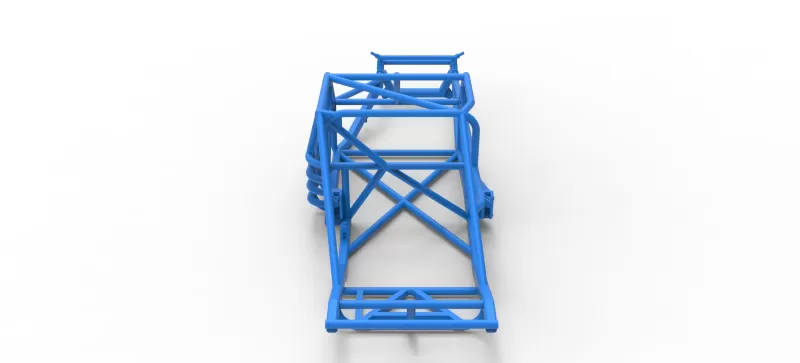 Frame of Vintage Asphalt Modified stock car Version 3 Scale 1:25 - Model preview 13