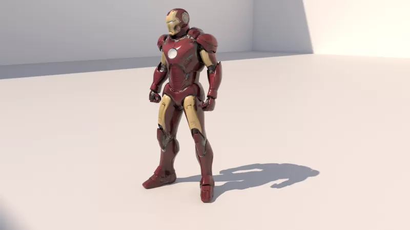 Art Toy_Ironman (3D Model) - Model preview 2