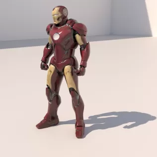 Art Toy_Ironman (3D Model) - Model thumbnail 2