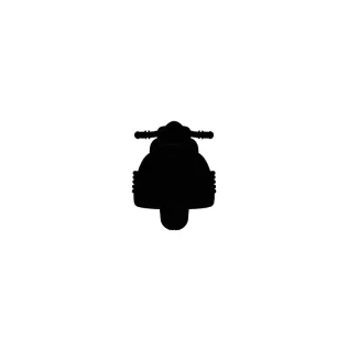 Retro Vespa Scooter Toy Bike Miniature Decorative Model - Model thumbnail 2