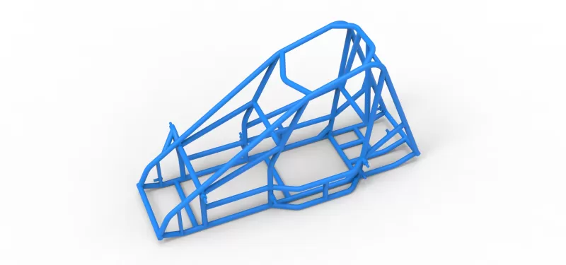 Frame of Quarter Midget Scale 1:16 - Model preview 2