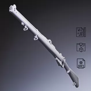 Lee Enfield MkIII Bolt-Action Rifle #RoZ - Model thumbnail 1