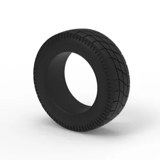 Vintage dirt tire Version 2 Scale 1:25