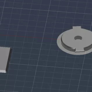 BMW E36 headlight washer cap - Model thumbnail 8