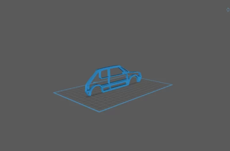 Peugeot - 205 Wall Art - Model preview 2