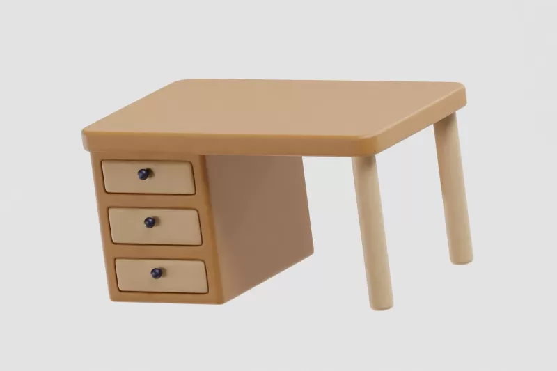 Office Table - Model preview 7
