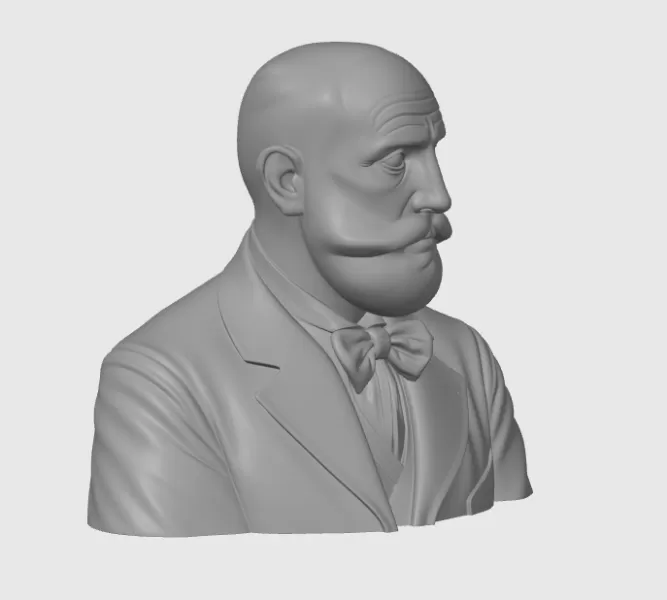 Yane Sandanski 3D STL (Яне Сандански) - Model preview 3