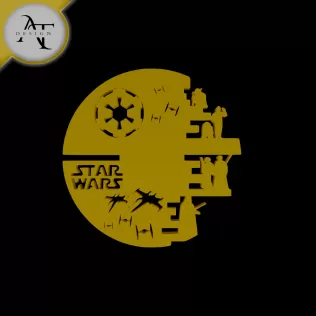 Star Wars - Silhouette - 2D Wall Art Decor